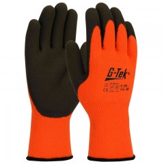 VÉDŐKESZTYŰ THERMAL LATEX 10XL MÁRTOTT NARANCS HIDEGHEZ G-TEK 41-1400 VÉDŐKESZTYŰ