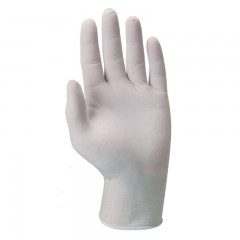 VÉDŐKESZTYŰ LATEX 10 EGÉSZSÉGÜGYI 100DB/CSOMAG IMPORT 5810 VÉDŐKESZTYŰ
