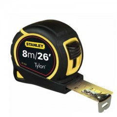 STANLEY 030656 MÉRŐSZALAG08M/25mmGUMIBURKOLAT TYLON, mm/COL  PÁNTOK