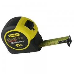 STANLEY 033811 MÉRŐSZALAG 10M/32mm GUMÍROZOTT FATMAX BLADE ARMOR SÁRGA-FEK.  PÁNTOK