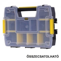 STANLEY STST170720 SZORTIMENTER 290*210*63mm 8 RÉSZES CSAVARTÁROLÓ  PÁNTOK