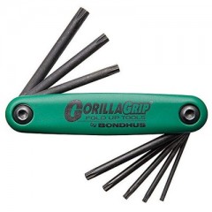 TORXKULCS KÉSZLET T9-T40/08DB. TORX,BICSKA BONDHUS 12634 GORILLA PÁNTOK