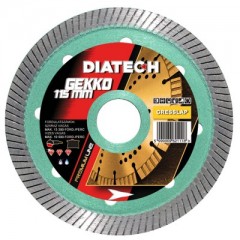 DIATECH GK115 VÁGÓKORONG TURBO D115*22,2 GEKKO GYÉMÁNTSZEMCSÉS  