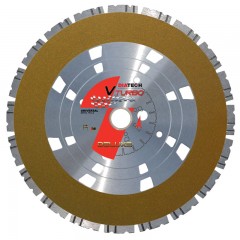 DIATECH LE-V350 VÁGÓKORONG TURBO D350*25,4 V-TURBO GYÉMÁNTSZEMCSÉS  GYÉMÁNTSZEMCSÉS VÁGÓKORONG