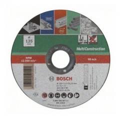 BOSCH 2609256307 VÁGÓKORONG KŐHÖZ D125*1.0 22LYUK ACS60V T41 LAPOS  VÁGÓKORONG