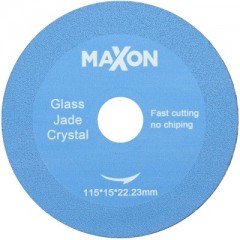 DIATECH MDS115 MAXON ÜVEGVÁGÓ TÁRCSA D115*22,2*15  GYÉMÁNTSZEMCSÉS VÁGÓKORONG