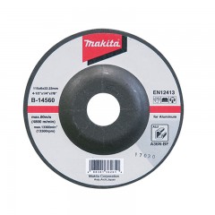 MAKITA B-14560 TISZTÍTÓKORONG ALU.D115*(6)7.0 22LYUK A36ALU T42 KÚPOS  VÁGÁS,CSISZOLÁS ÉS POLÍROZÁS