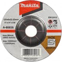 MAKITA A-80656 TISZTÍTÓKORONG INOXH. D125*6.0 22LYUK  