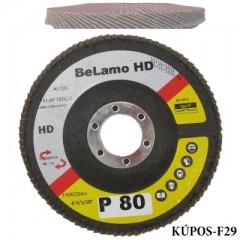 LAMELLÁS CSISZOLÓTÁRCSA KÚPOS D115/A80 LAMOFLEX FÉM-FA F29 BELAMO HD BLAH115809 PÁNTOK