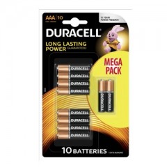 DURACELL MN2400 PD1377867) MIKRÓ CERUZAELEM 1.5V AAA BASIC LR03 10DB/CSOMAG  