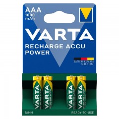 AKKUMULÁTOR AAA HR6 1000mAh 1,2V NiMH 4DB/CSOMAG VARTA AAA 5703 MINSTILO R2U B4 