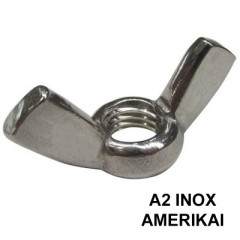 SZÁRNYAS ANYA M10 AMERIKAI DIN 315AF-A2 INOX  