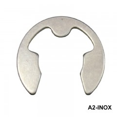 BIZTOSÍTÓGYŰRŰ KÜLSŐ D1.5 HOR. DIN 6799 A2INOX D2-2.5 TENGELY  BIZTOSÍTÓ ELEMEK