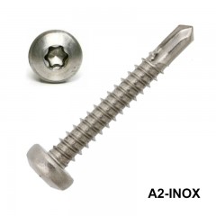 LEMEZCSAVAR ÖNF.DFTX D4.8*16 DIN 7504/N A2 INOX  LEMEZCSAVAR